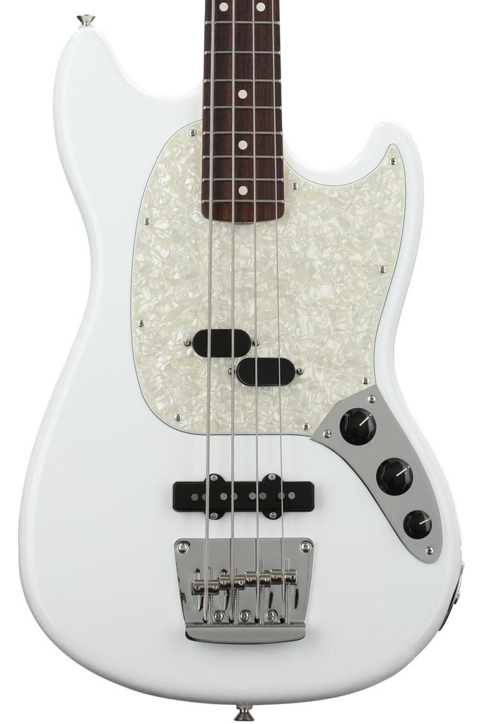 Fender American Performer Mustang Rosewood Arctic White Bass®, Fingerboard,