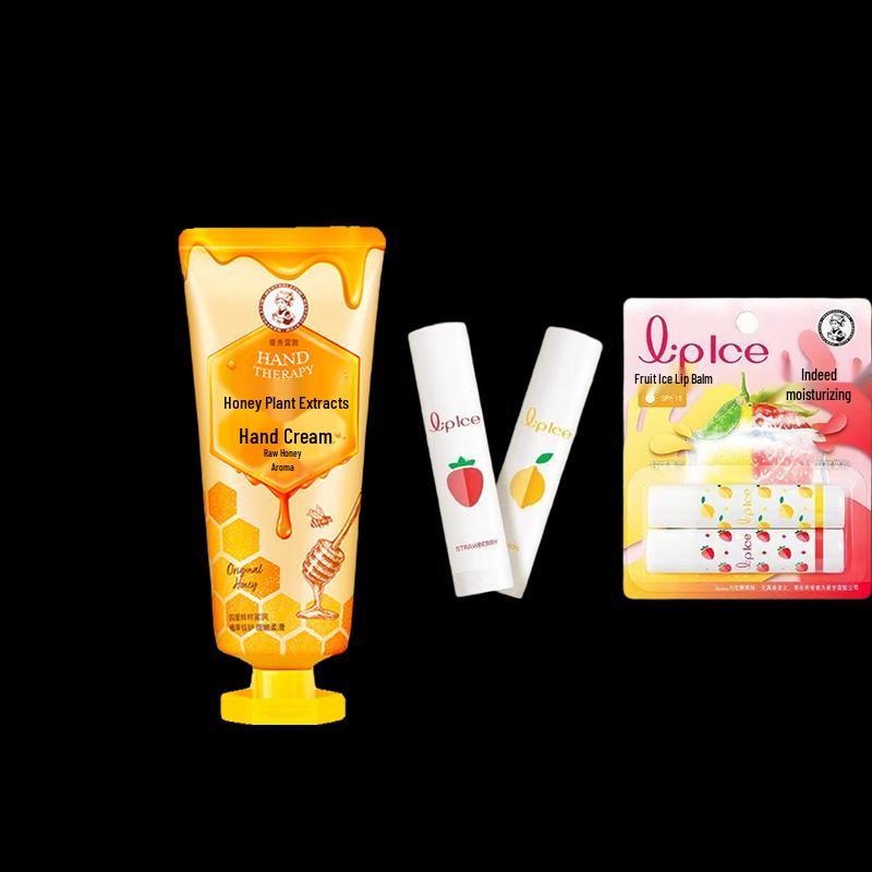 Mentholatum Hand Cream & Lip Balm Gift Set