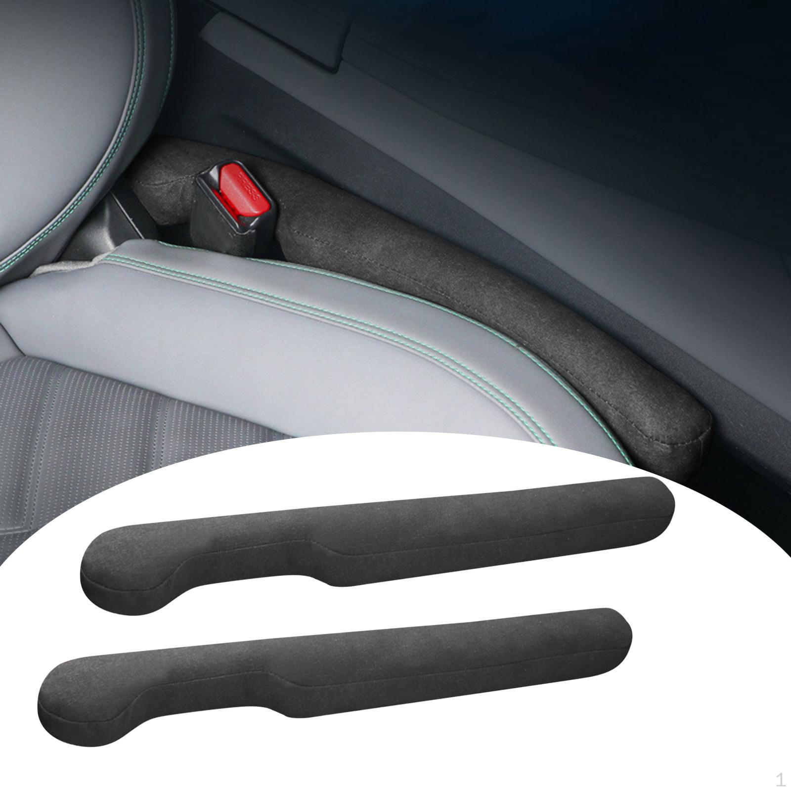 

2 шт. Заполнители щелей для автомобильных сидений, заглушки для щелей, блокираторы для заполнения щелей и консоли чёрный