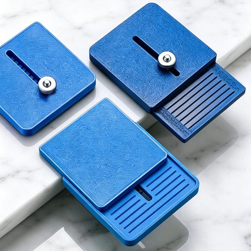 Furniture Edge Trimming Guide Anti-Slip Precision Adjustable Diy Edge Wrap Cutting Template Tool For Cabinet Door Table
