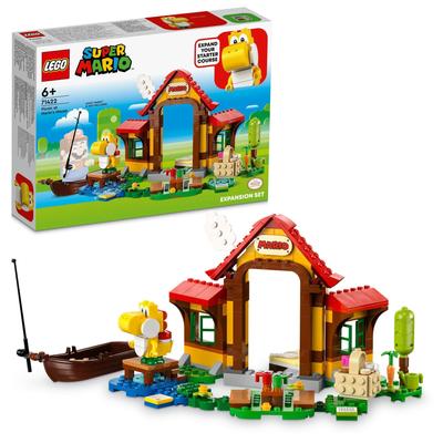 LEGO Super Mario Mario House Picnic 71422 Klocki z zabawkami Prezenty Przygoda Wiek od 6 lat