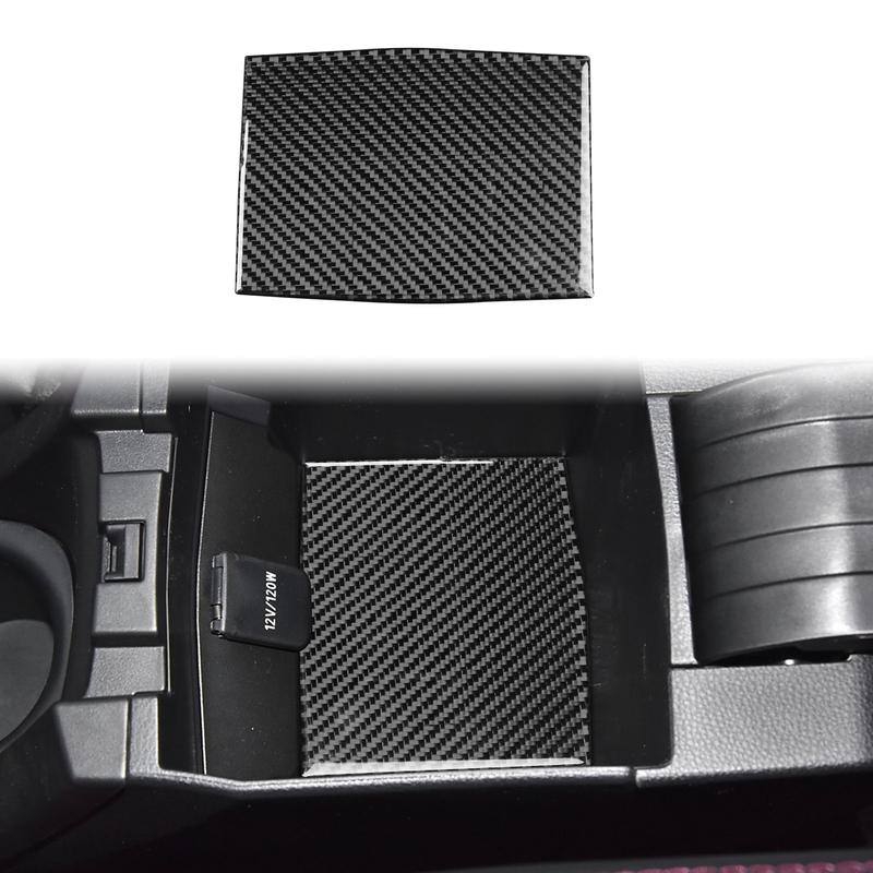 Carbon Fiber Armrest Storage Box Panel Car Interior Accessories Cover Trim Sticker Modification For Toyota Corolla —2024