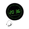 LED Digital Clock Desk Practical Calendar Wall Round Alarm for Home Halls School