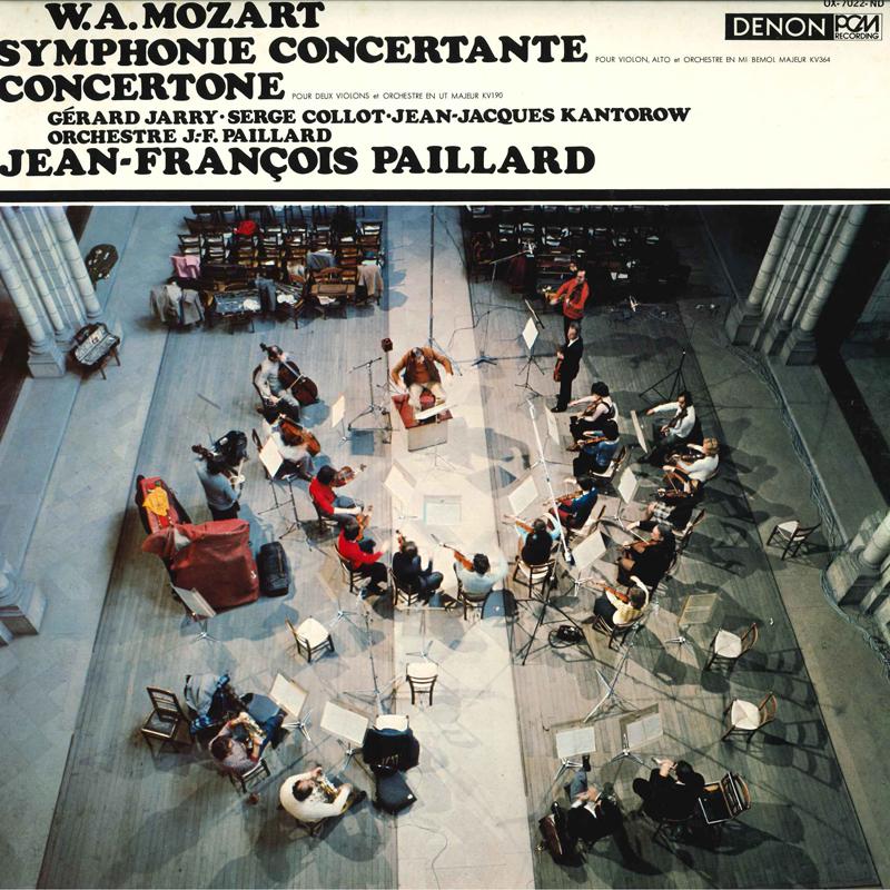 

LP-пластинка W.A. МОЦАРТ И.Ф.. PAILLARD ORCHESTR Симфония-концерт Ми-мажор OX7022ND DENON 1974 Япония Классика Б/у