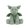 Zelený vlnitý plyšový dinosaurus 23 cm Měkké mazlivé plyšové zvířátko Dárek pro děti