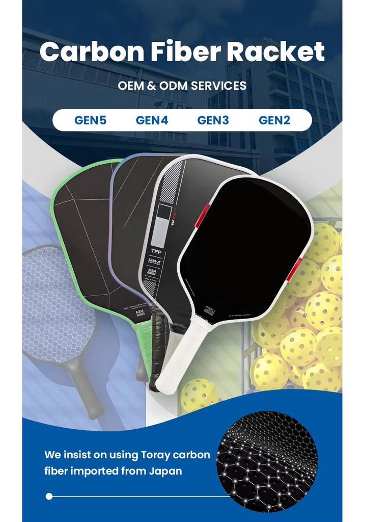 GEN4 Toray T700 Carbon Fiber Pickleball Paddle - USAPA Certified