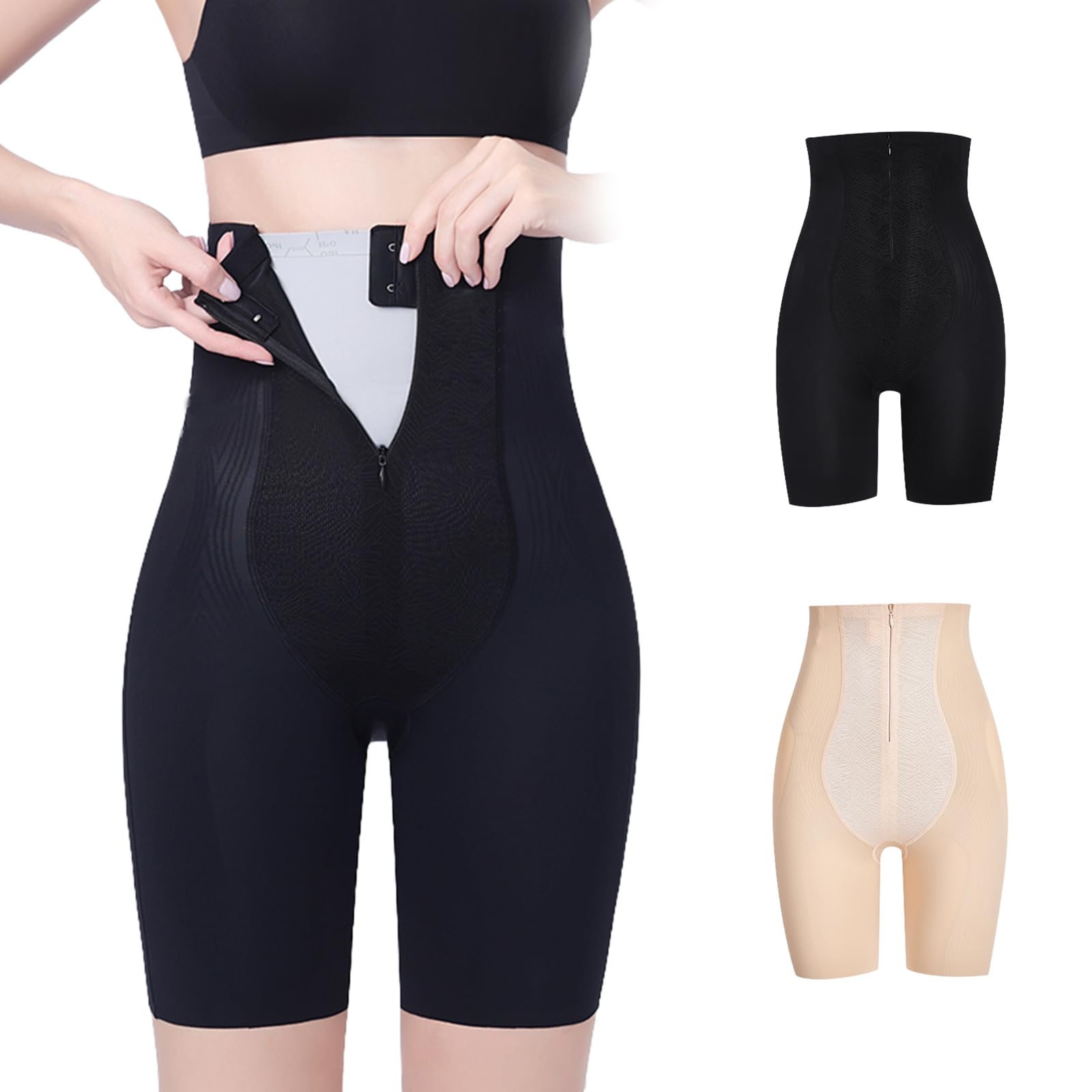 Girdle Tummy Front Pelvic Support Correction Pelvic Hip 3D Butt High [veimia] Shorts, Shapewear, Control, Zipper, (Pelvic Shorts), Girdle, Lift,
