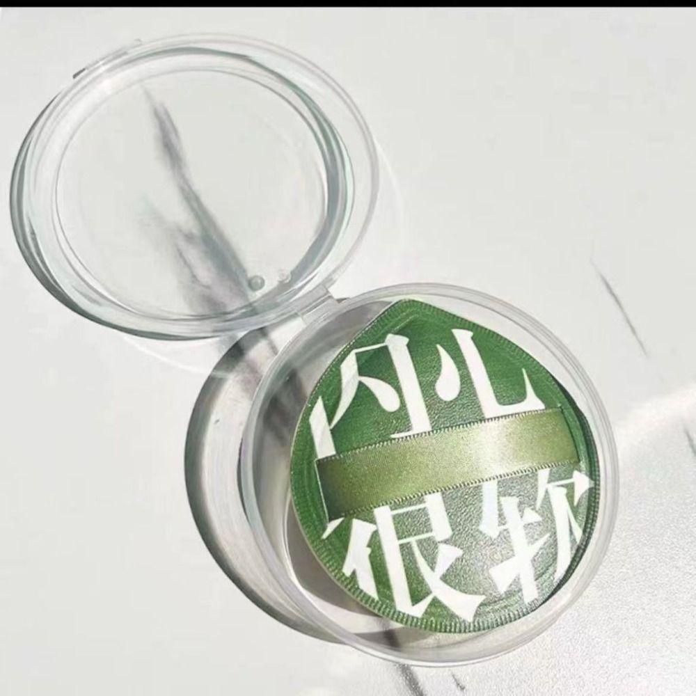 

Quick Dry Makeup Cushion Puff Triangular Blender Sponge for Liquid Cream and Powder green-with box