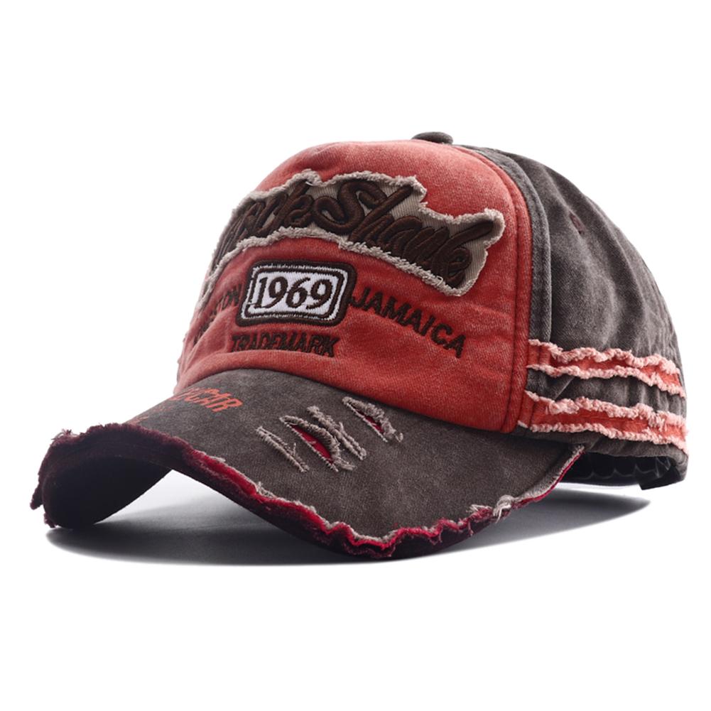 

Retro Letter Embroidery Washed Cotton Baseball Caps Women Men Adjustable Casual Y2K Hat Hip Hop Streetwear Outdoor Sun Hats Adjustable