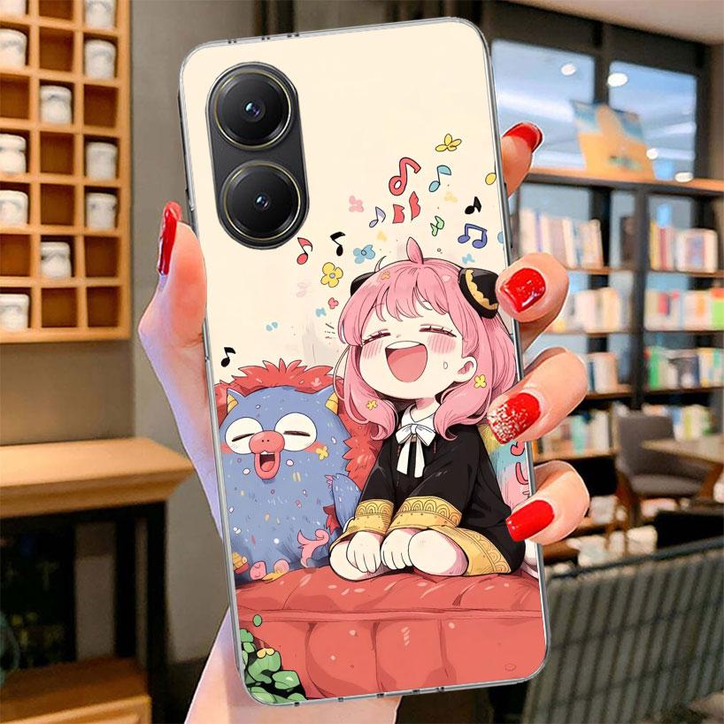 S-Spy Family Anya Phone Case For Xiaomi Poco F7 Ultra X7 X6 X5 Pro M7 Redmi 15C 15 13C 13 12C 12 10C 10 9A 9C 9T 9 Shell Poco F7