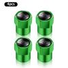 4Pcs Car Wheel Tire Stem Valve Protection Cap Dustproof Cover For MINI Cooper R56 F56 R50 JCW Cabrio Countryman Clubman WORKS HFO1