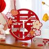 3D Double Happiness Ornament: Wedding Room & Banquet Decoration