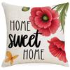 New Floral Pillowcases Home Festival Sofa Cushion Pillowcase Decoration