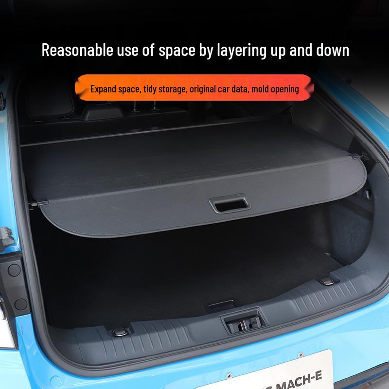 Trunk Cargo Cover for 2021-2025 Ford Mustang Mach-E Electric Horse