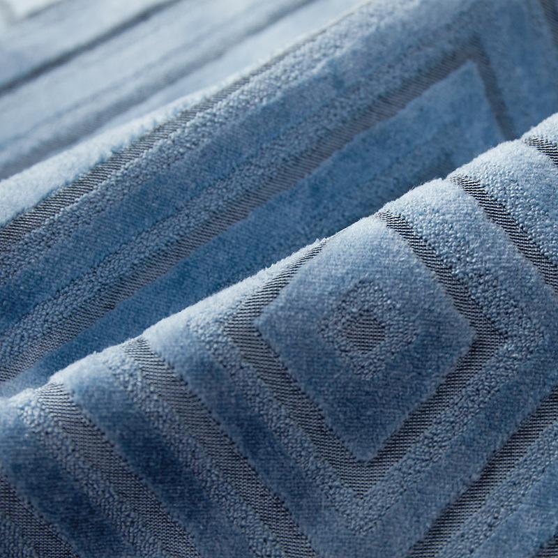 Cut Velvet Invisible Zipper Cushion Bedside Backrest Furniture Gift Square Pillow Square Cushion Leather Pillow