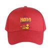 Hello Summer Watermelon and pineapple holiday Summer Woman Man Baseball Cap Adjustable with Curved Brim Duckbill Cap