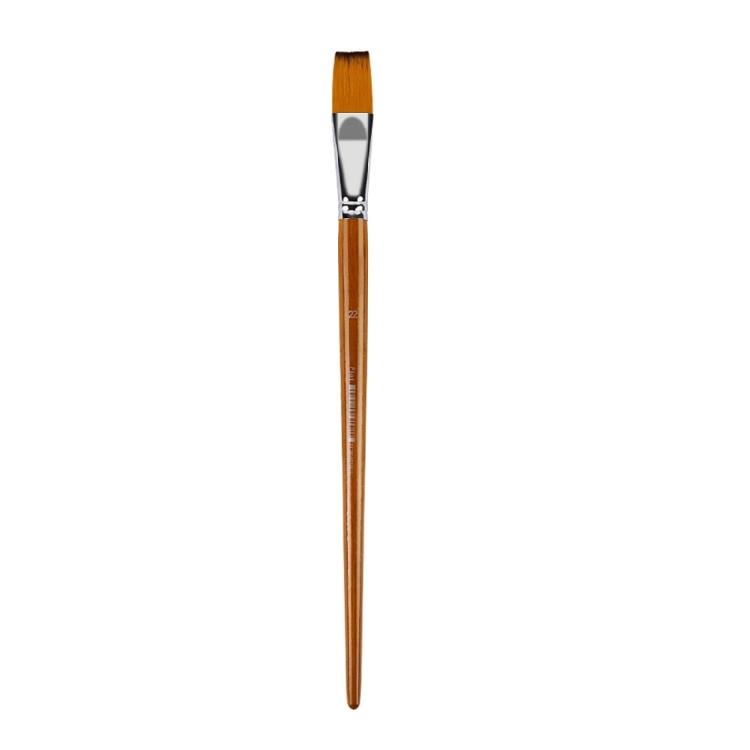 Long Handle Artist Paintbrush for Large Canvas Painting Wooden Grip Professional Nylon Bristles Multi Head Avaliable