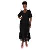 Maya Deluxe Womens/Ladies 3/4 Sleeve Midi Dress