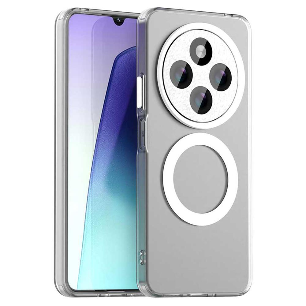 For Xiaomi Poco C75 4G/Redmi 14R 5G/14C 4G Case Compatible with MagSafe PC+TPU+PET Anti-Drop Phone Cover