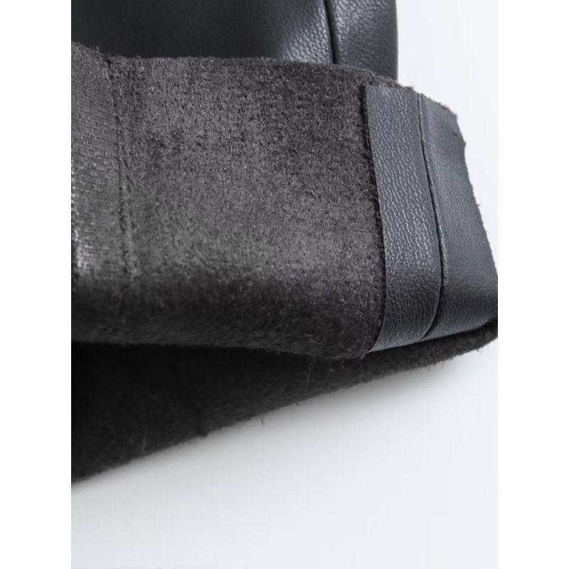 Kaslead Fashion Silm Imitation Leather High Waist Leggings