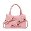 Niche Bow Bag New Cute Small Square Bag Fashionable Versatile Shoulder Bag Commuter Hand Crossbody Bag