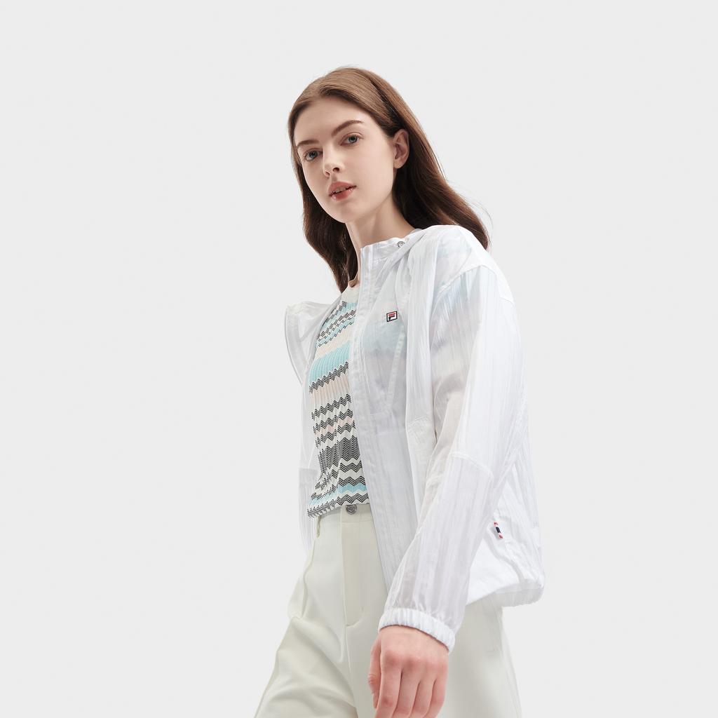 New FILA Jackets Women's White F11W421703F-WT