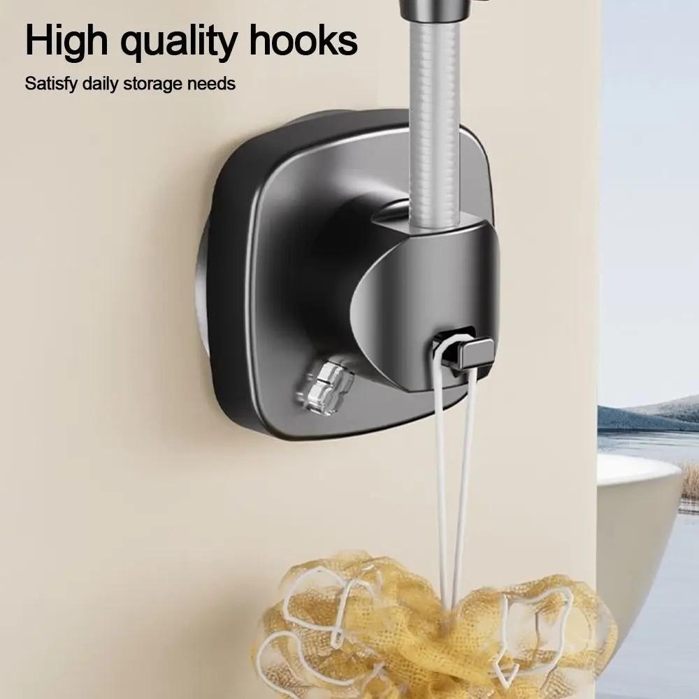 Wall Mounted Showerhead Bracket Suction Cup Shower Fixed Base Bathroom Supplies