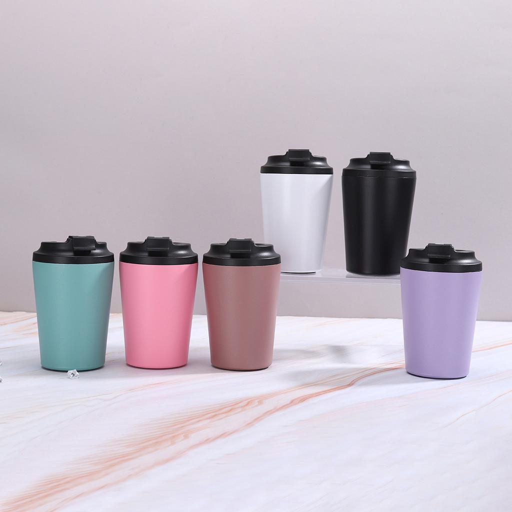 Insulated Water Bottles Stainless Steel Coffee Cup Water Bottles Coffee Cups with Lid Coffee Mug Cafe Cup Bottle