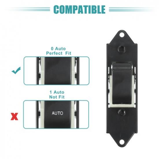 Pack (1) Rear Left Right Power Window Switch For Mitsubishi Lancer 2008-2014