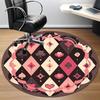 1PC Playing Card Pattern Chair Carpet for Office, Indoor Non-Slip Washable  Carpet, Soft Comfortable Mat For Office Room yy250930083