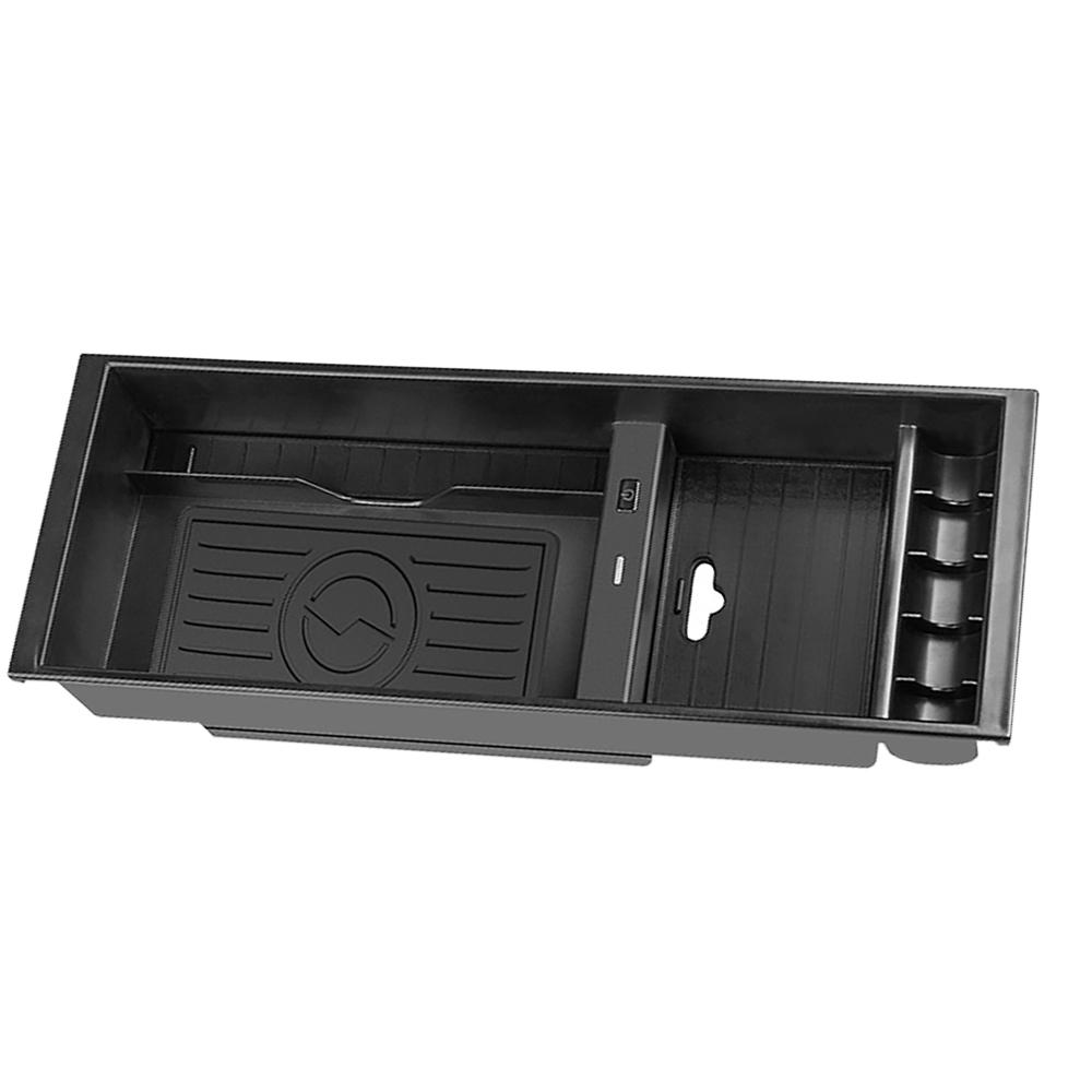 10W QI Wireless Car Center Console Phone Charger Pad Holder For Ford F-150 2015-2024