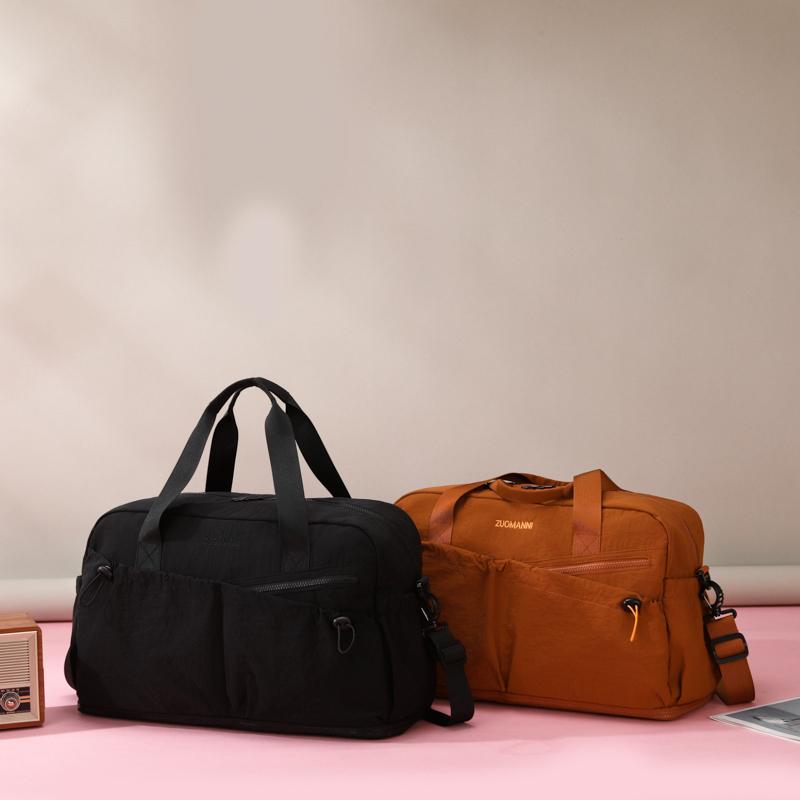 Dry and Wet Separate Sports Fitness Bag Women's Large Capacity Travel Bag Short Distance Luggage Storage Bag