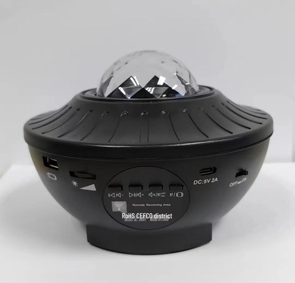 Bluetooth Starry Sky Projector Lamp with USB & Remote Control - Laser Night Light Show for Bedroom Atmosphere