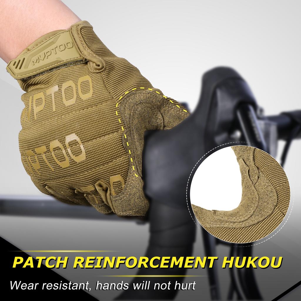 Outdoor Tactical Gloves Training Combat Sport Hiking Climbing Shooting Hunting Riding Cycling Full Finger Anti-Skid Mittens