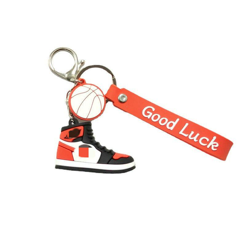 Personalized Sports Bracelet Keychain: PVC Soft Lobster Clasp