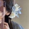 Blue Butterfly Flower Hairpin Simulation Flower Chinese Style Hair Clip  Party