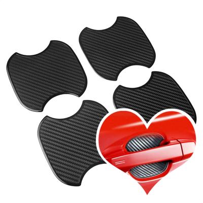 Secchuu Autotürgriff Türgriff SIL Auto Carbon Schutz Schutz Universal für Mehrere Autos Stilvoller Schwarzer Schutz, Material, Anwendung, Kratzfest