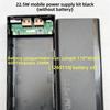 1 Set Quick Charge DIY Power 1260110 Bank Case Electronic Kit PD22.5W Battery Storage Box Accessories