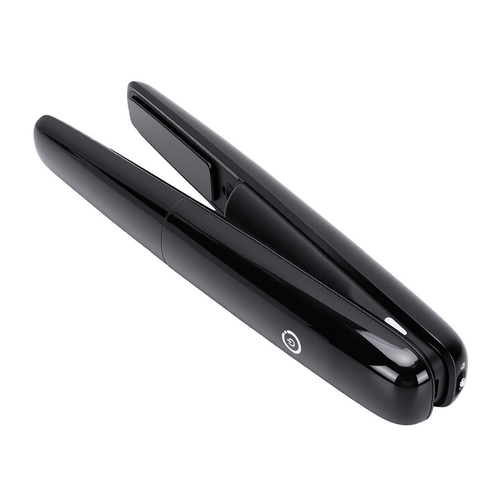 Mini Flat Iron Rechargeable 10S Fast Heat Up Ionic Cordless Hair Straightener with 4 Levels 4000mAh Battery Touch