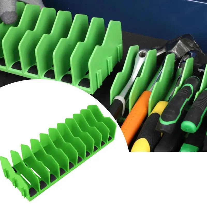 Practical Plier Organizer Rack Holds Up To Ten Pliers Drawer Toolbox Sturdy Pliers Tool Organizer Storage Rack Space-Saving