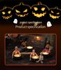 Halloween Resin Candle Holder: Skeleton Ghost Witch Monster Décor