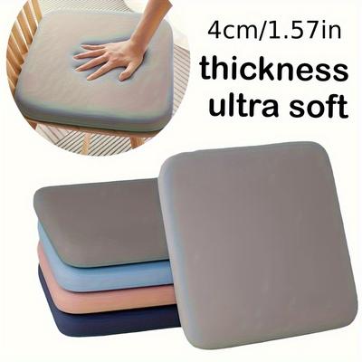 Memory Sponge Cushion Breathable Slow Rebound Four Seasons Anti-slip Washable Elastic Car Home Office Chair Square Cushion