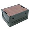 Foldable Camping Storage Box with Lids Versatile Stackable Movable Portable Camping Storage Bin