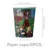 Robox Forest 99-Day Themed Kids' Party Disposable Plates, Napkins & Tablecloth Set