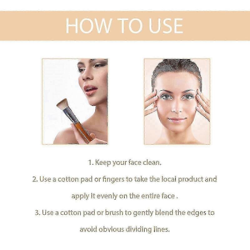 Changing Foundation, Moisturizing And Long-Lasting Natural Light Foundation To Cover Skin Blemishes