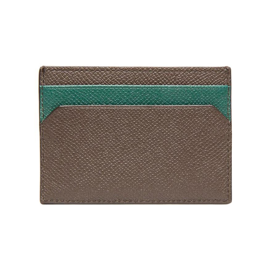 Bally Bhar Vintage Stripe Logo Card Holder Men Accessories Green 6301473