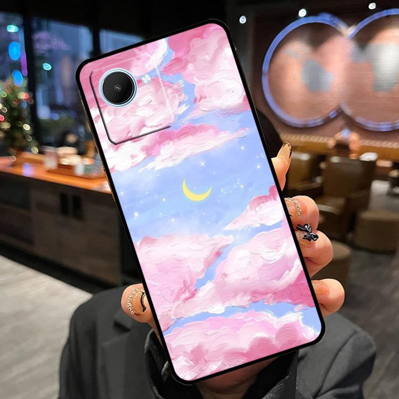 Coque Paysage Couché de Soleil Coréen Pour Realme 14 Pro Plus 13 12 11 15 GT6 GT7 Pro C55 C51 C35 C53 C61 C65 C67 C63 C71 C75