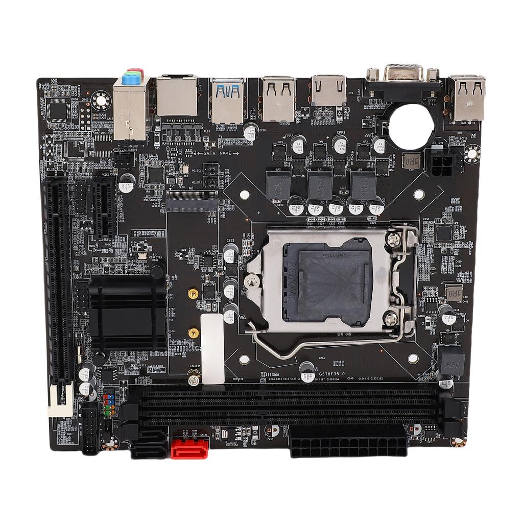 B75 Computer Motherboard for LGA 1155 2x8GB DDR3 Memory Gaming Motherboard M.2 Nvme NGFF ATA3.0 PCI E for Core I3 I5 I7