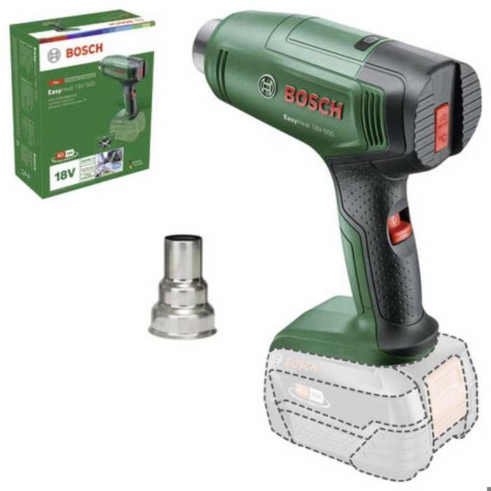 Bosch Home and Garden 06032A8000 EasyHeat 18V-500 Pistolet a air chaud sans fil