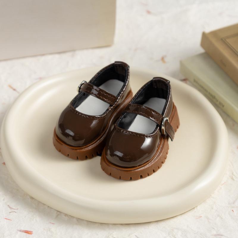 4-Point BJD Doll Single-Buckle Casual Leather Flats